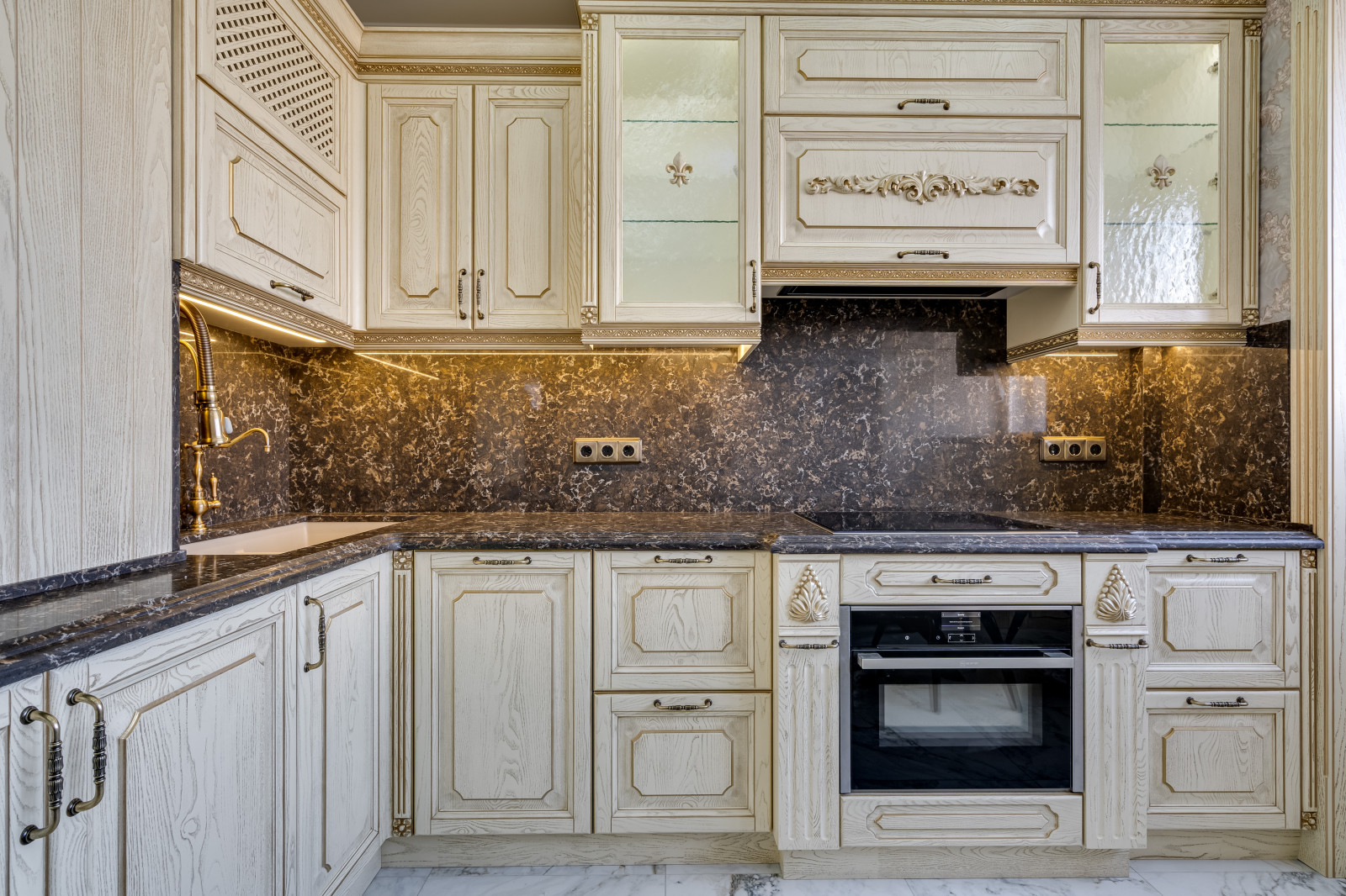 Кухонный гарнитур Ореховый Бульвар