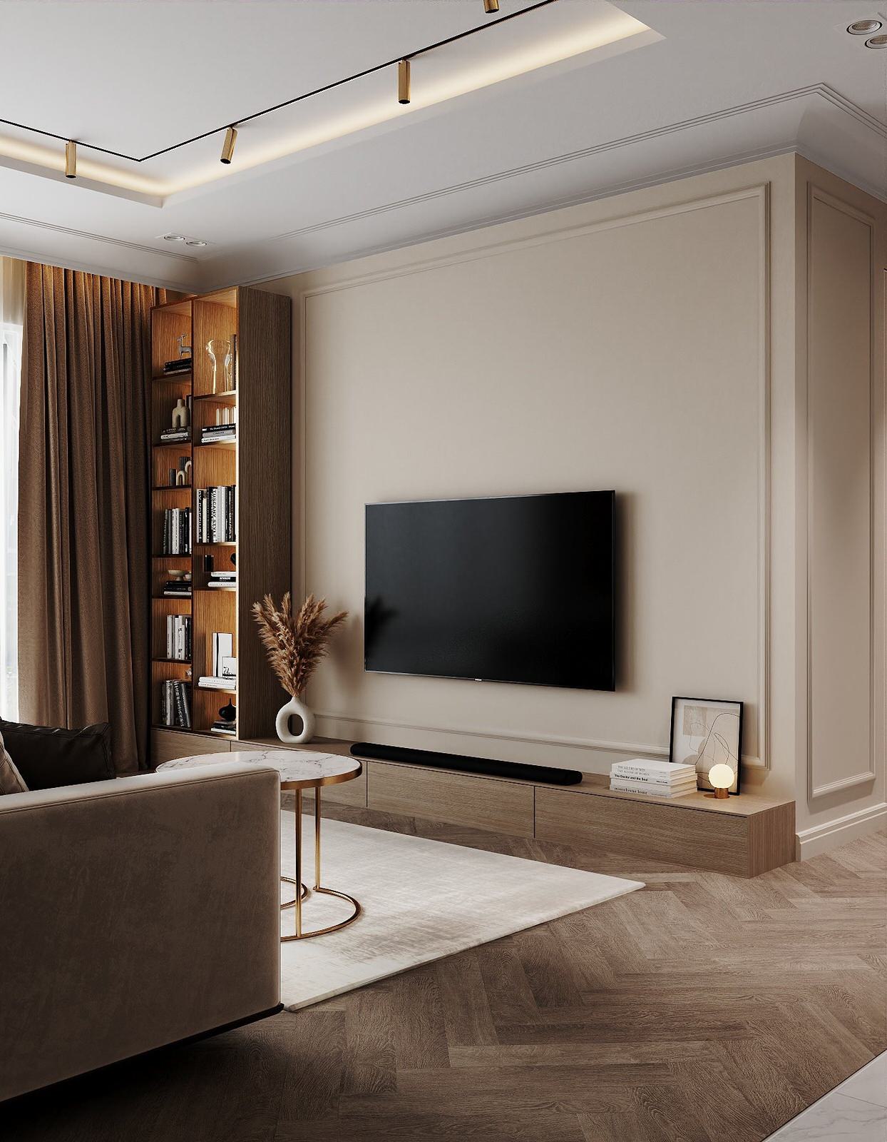 Дизайн кухни-гостиной