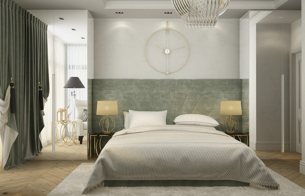 Обложка проекта: 3-х комнатная квартира стиль Ар Деко