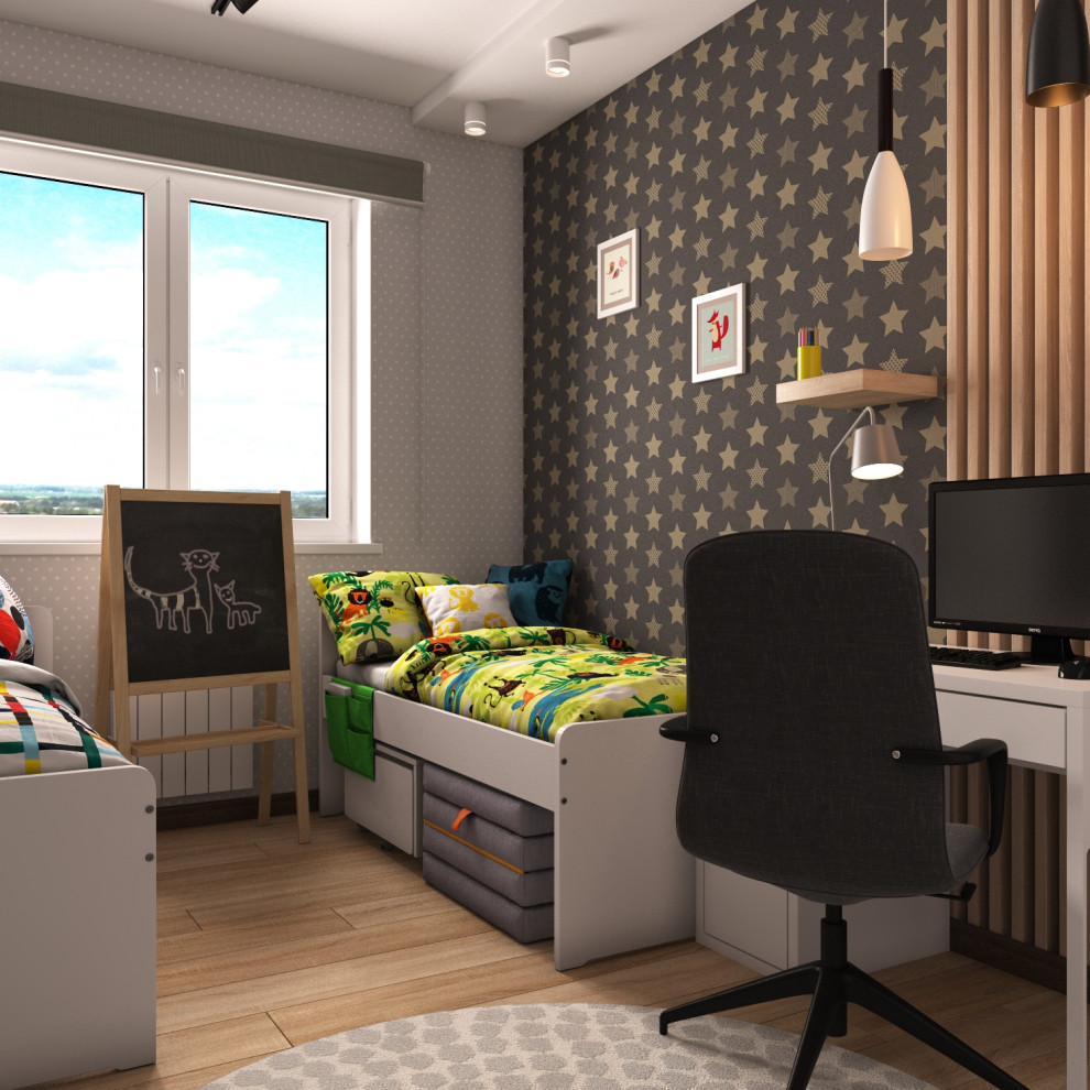 Дизайн детской для мальчика и девочки