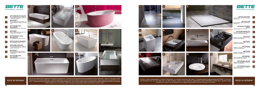 Интерьеры для ванной