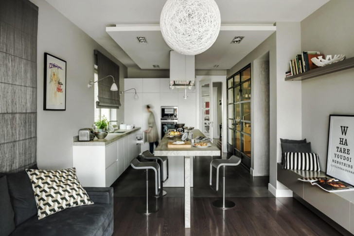 Чудесный современный дом в тихом районе Варшавы | Пуфик - блог о дизайне интерье