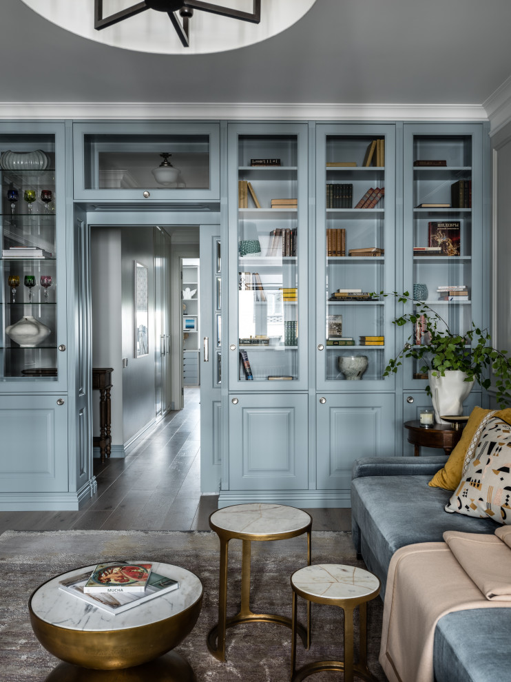 Houzz тур: Одна квартира из двух — интерьер в тёплых серых тонах