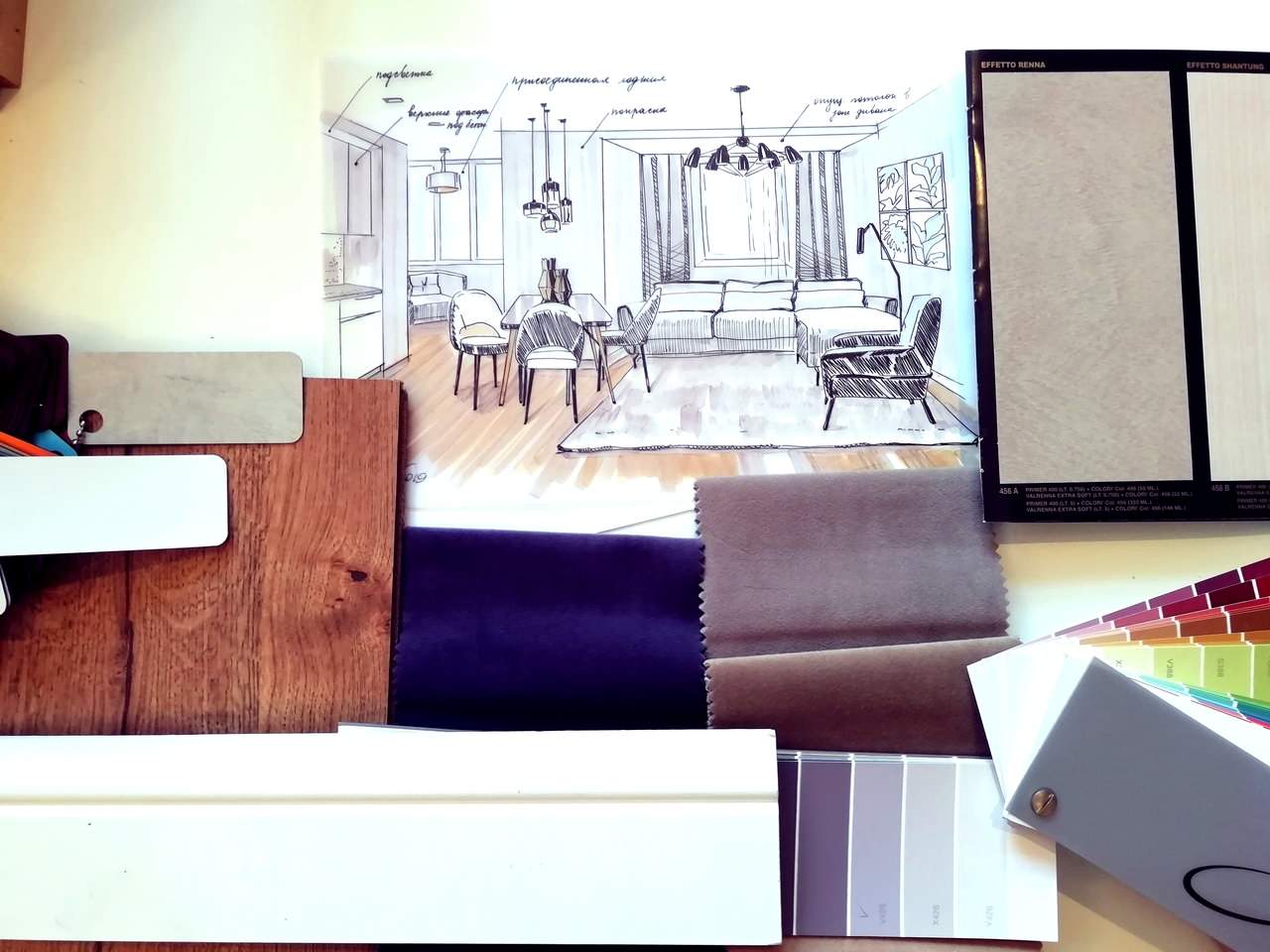 Эскизы и коллажи