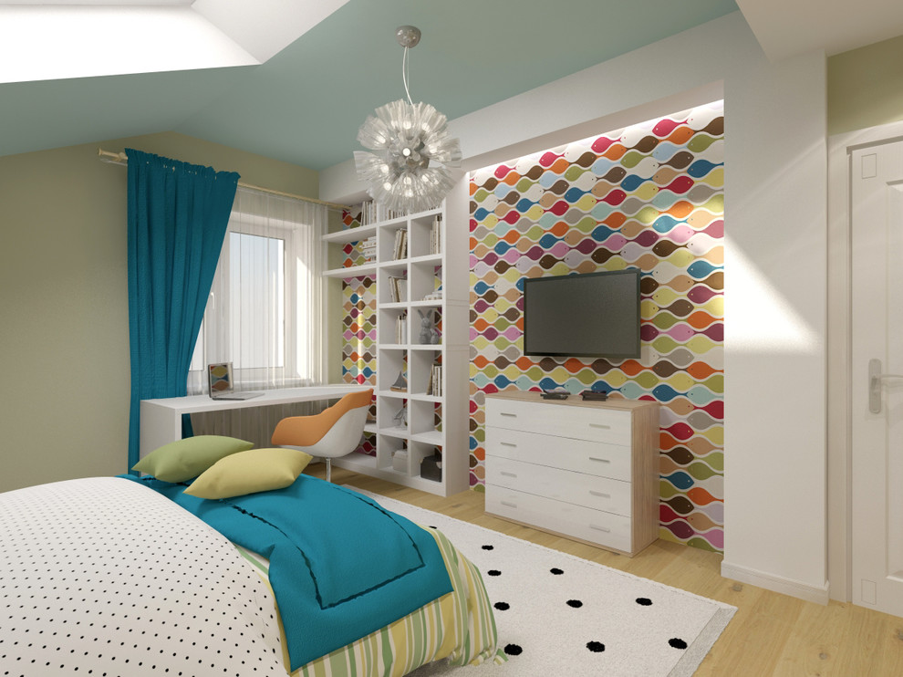 Детская в мансарде