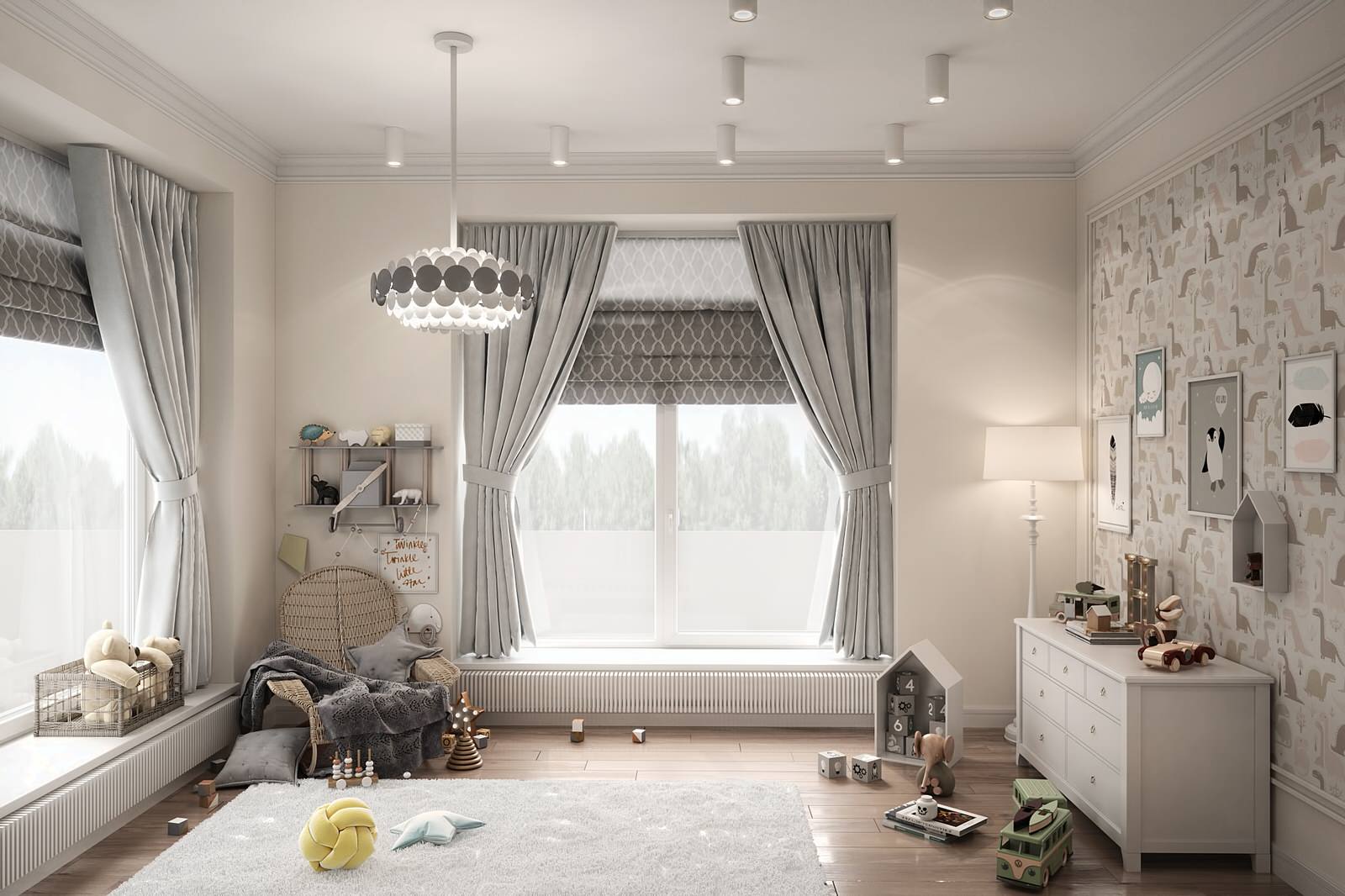 Визуализация интерьера дома в Немецкой деревне