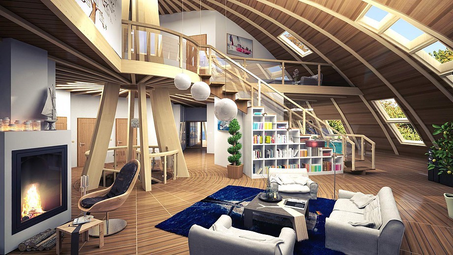 Обложка проекта: Крутящийся дом в Лондоне