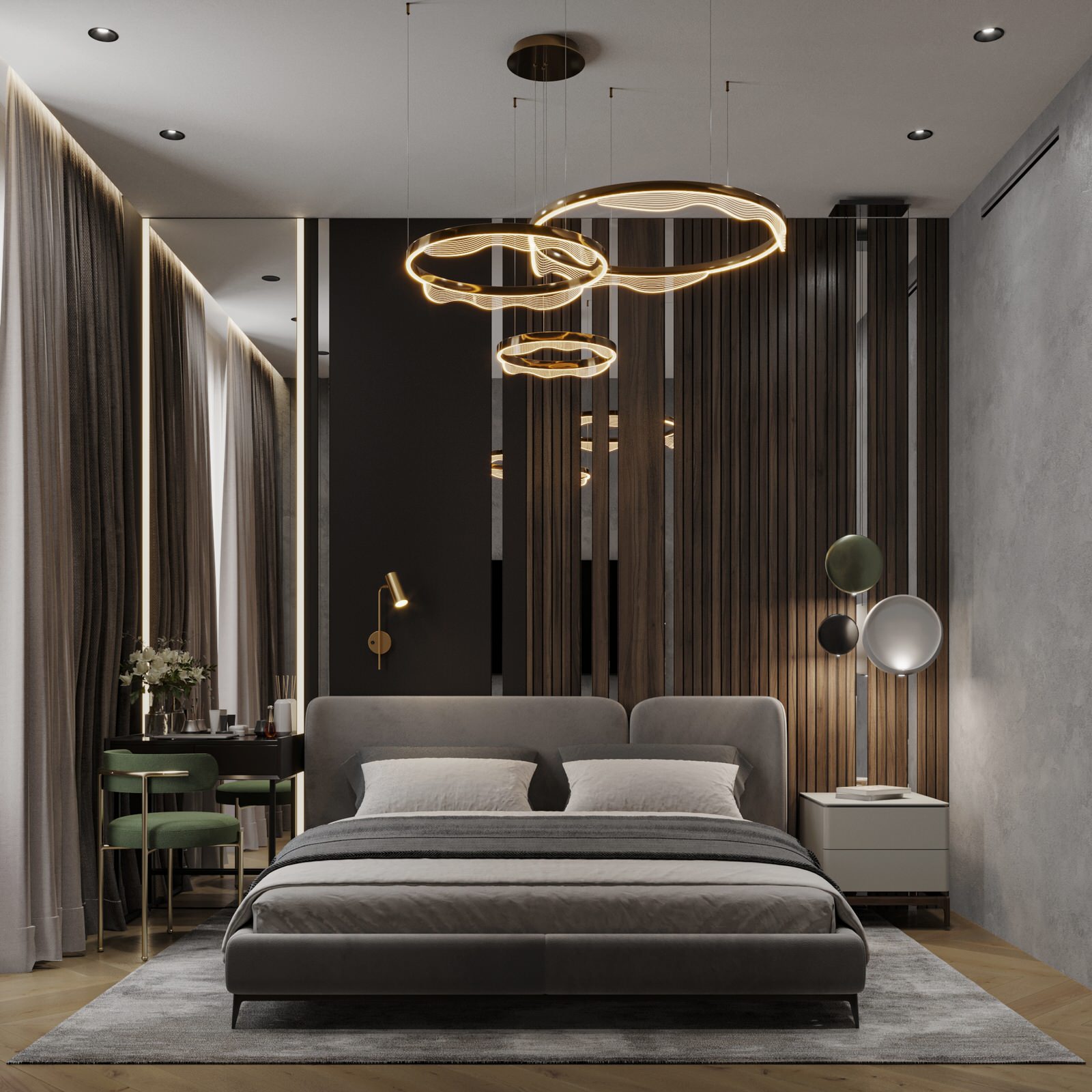 Уютная квартира в шоколадных и терракотовых оттенках