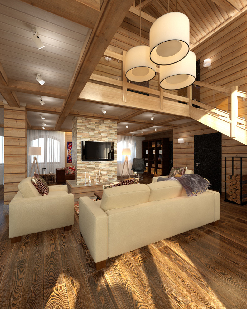 Обложка проекта: Проект загородного дома в стиле Шале