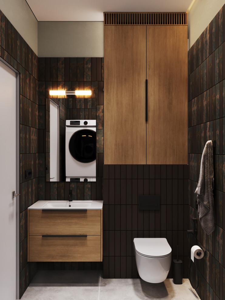 Квартира в темных тонах