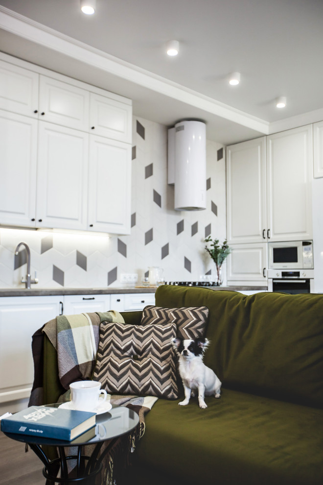 Белоснежная кухня из "Атмосферы Уюта"