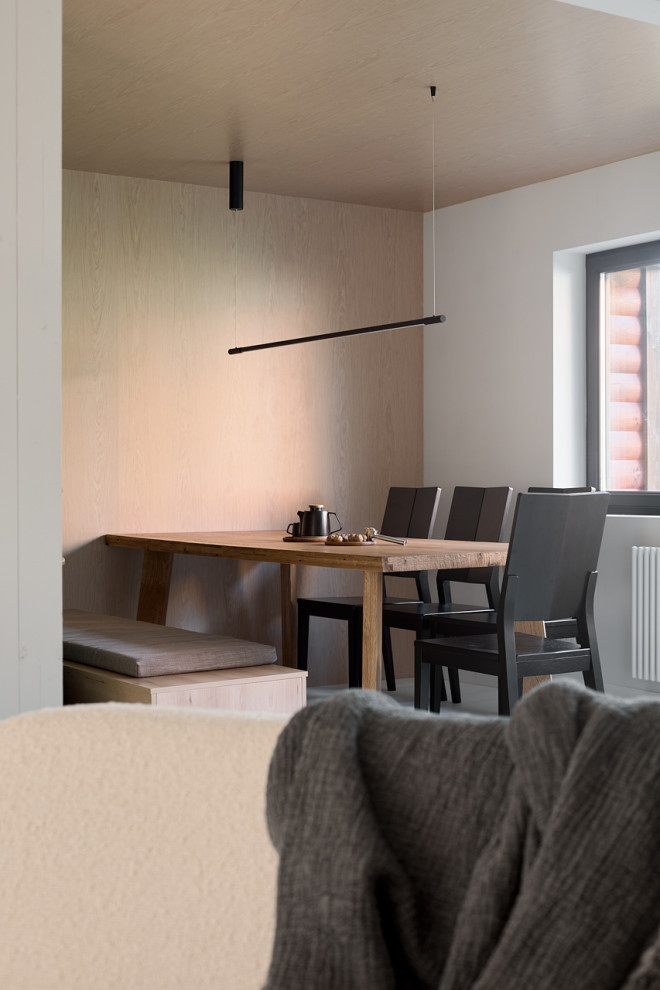 Кухня-гостиная. Разворот на 45 градусов