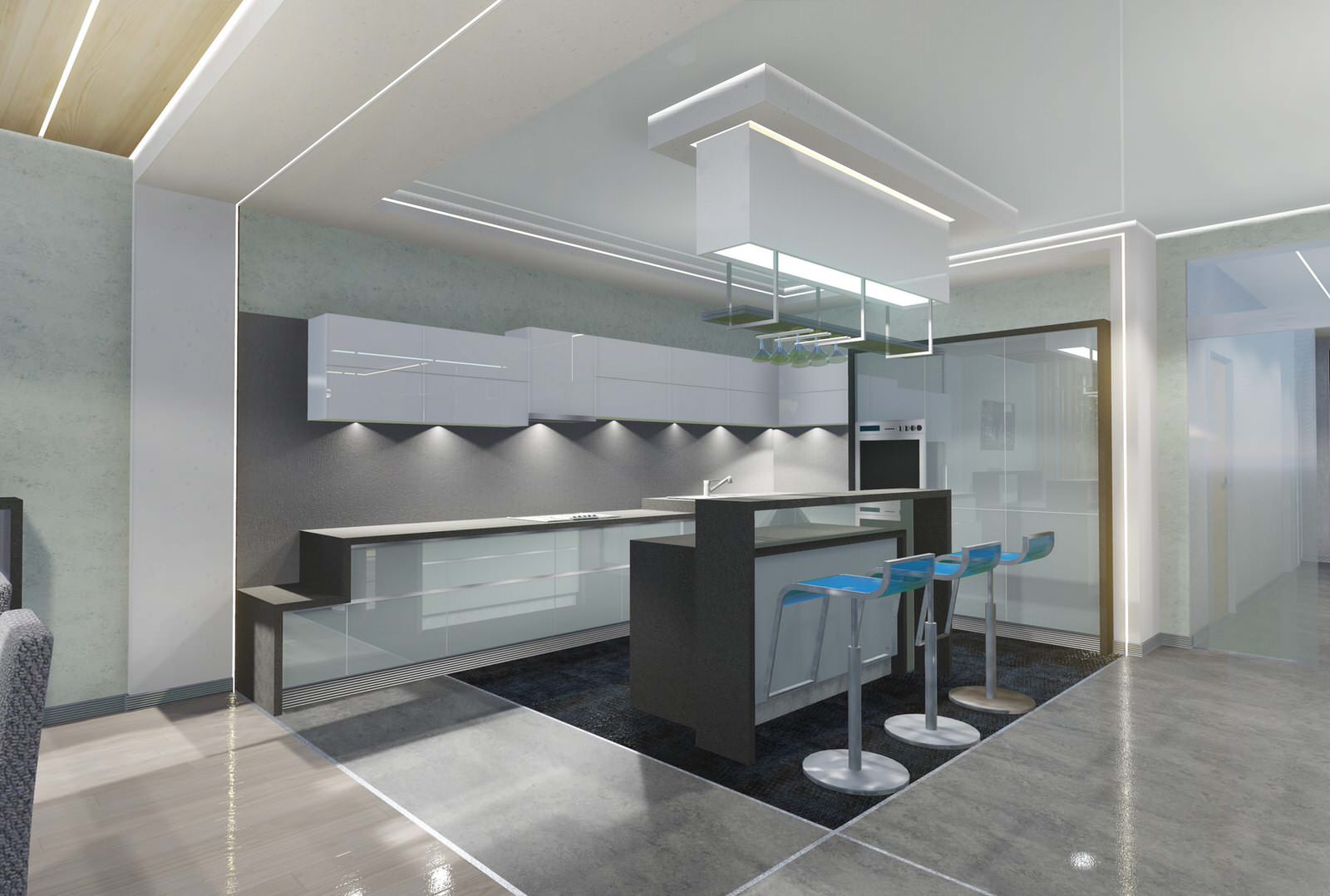 Дизайн интерьера коттеджа в Белоострове