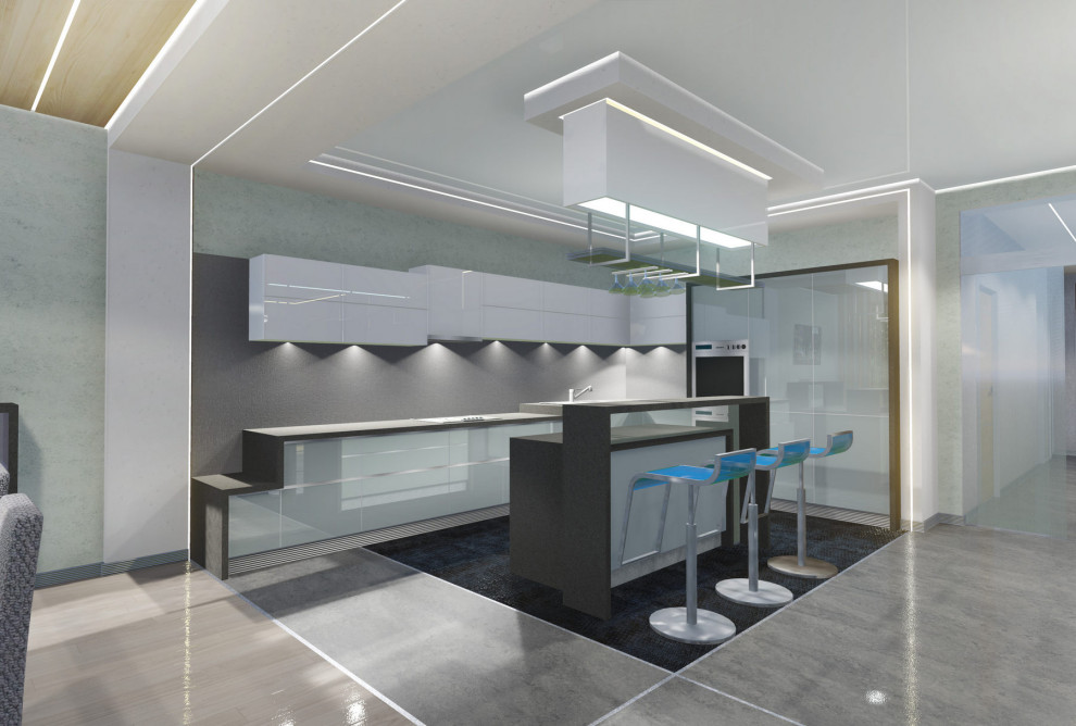 Дизайн интерьера коттеджа в Белоострове