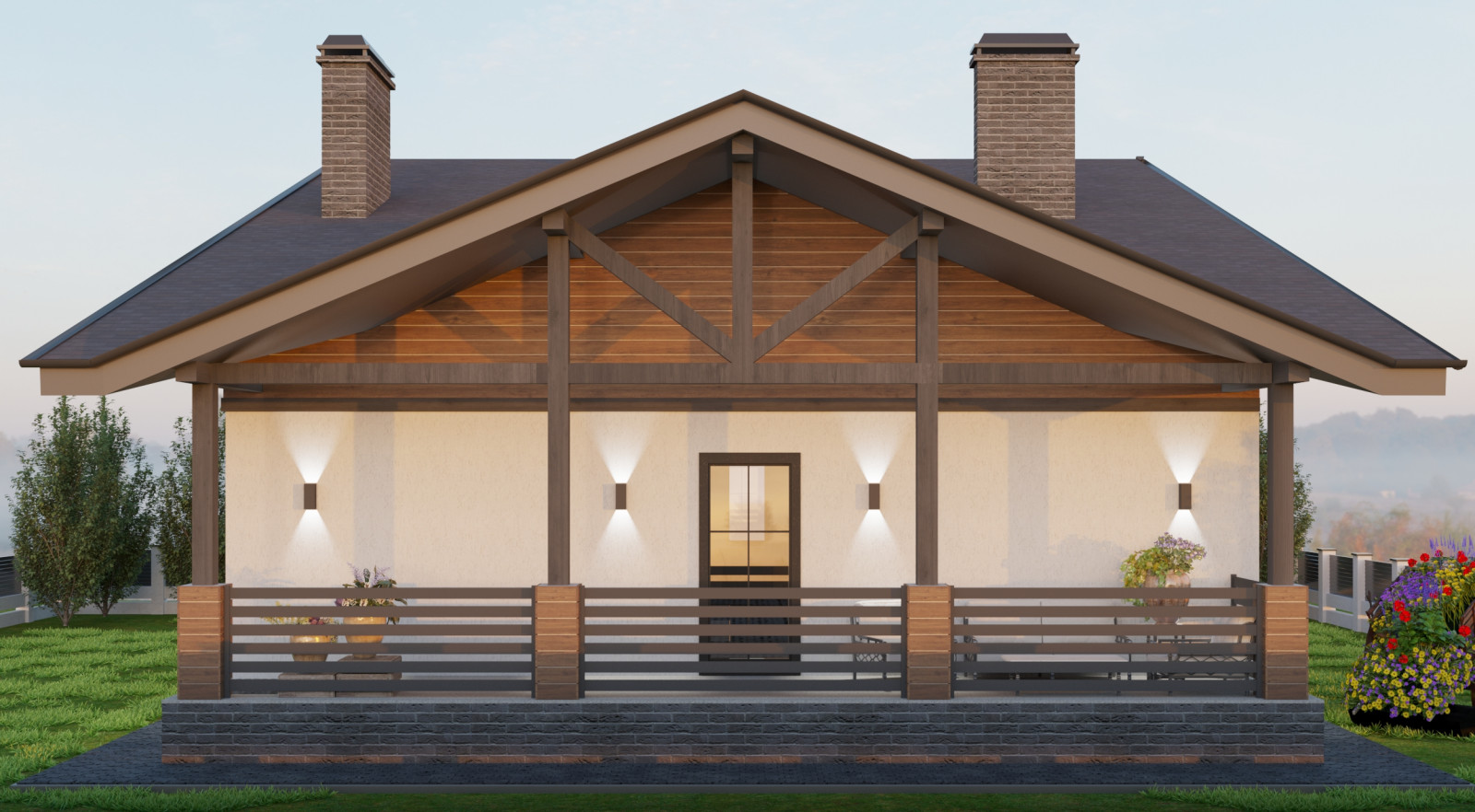 Обложка проекта: Дом шале