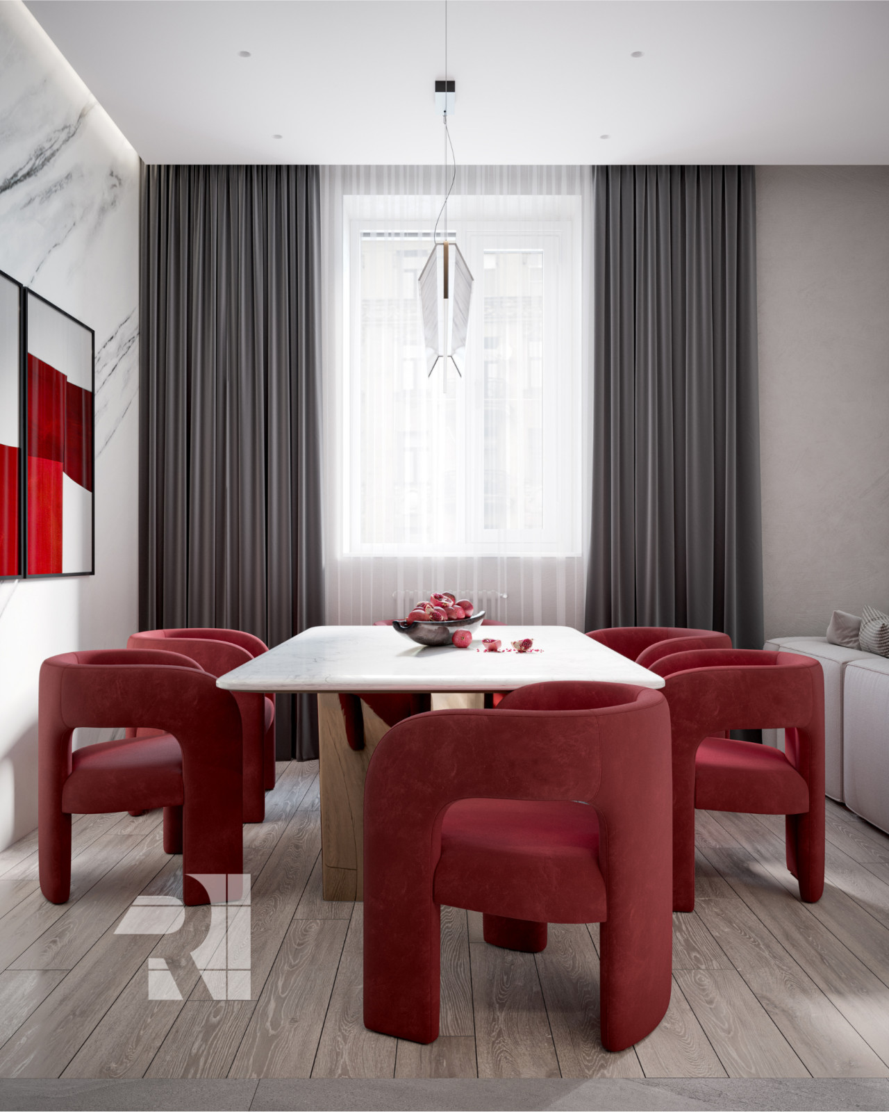 Современный стиль с элементами ар-деко