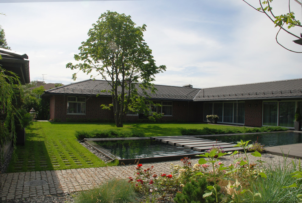 Современный сад в КП "Променад"