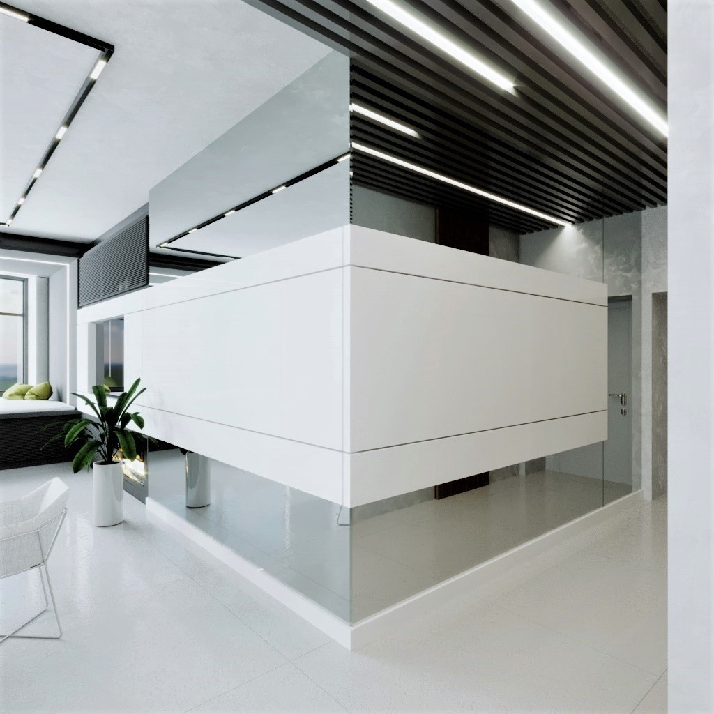 Концепция интерьера пентхауса