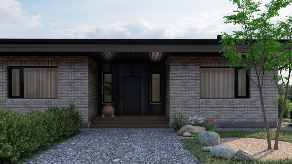 Одноэтажный дом в пос. Зимняя горка