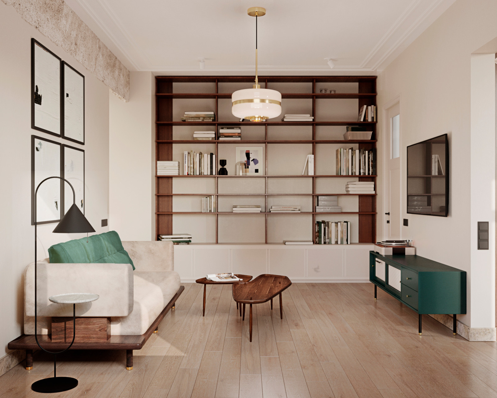 Квартира c элементами mid-century