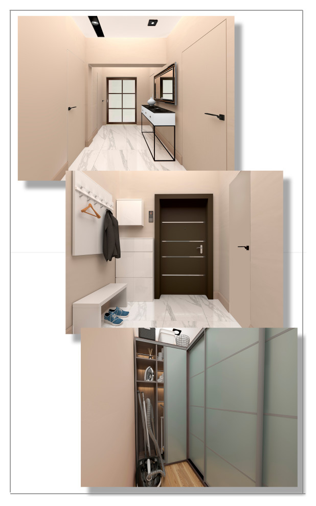 Дизайн проект двухкомнатной квартиры.