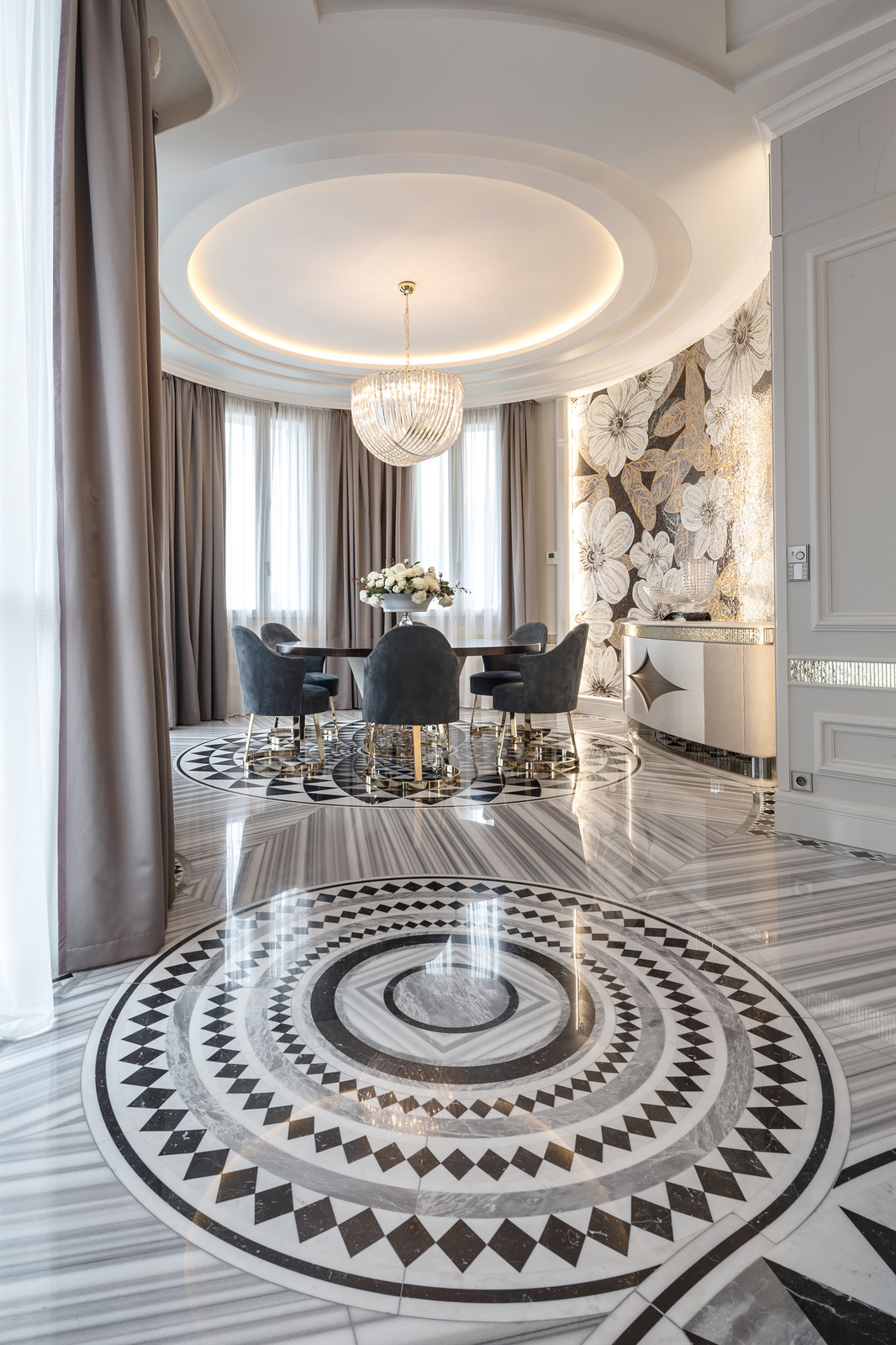 Interior design of a villa In Monte-Carlo, Monaco