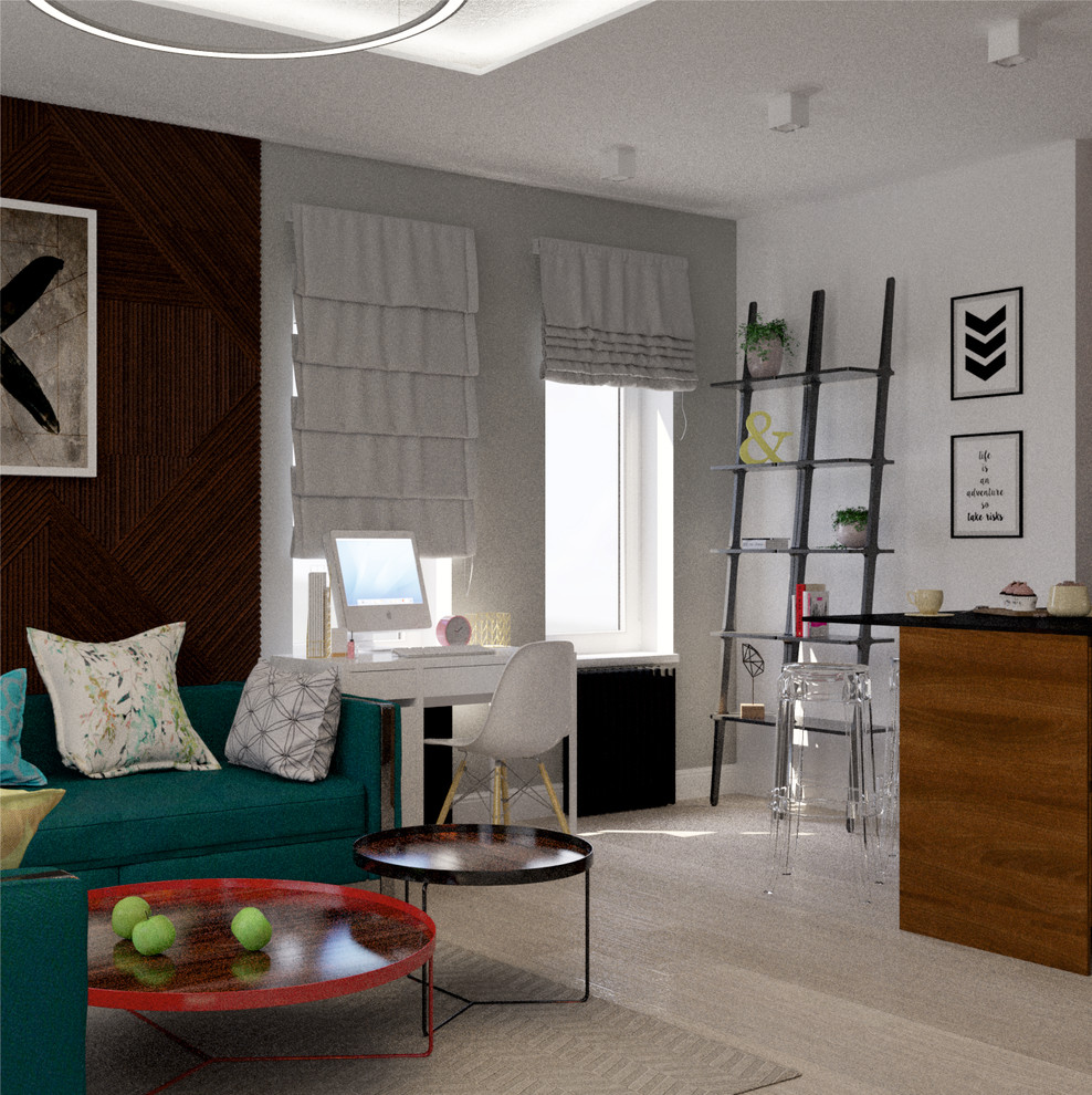 Обложка проекта: Квадрохаус в Хрустальном 36 м2