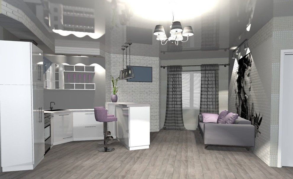 Обложка проекта: Однокомнатная квартира 50 кв.м.