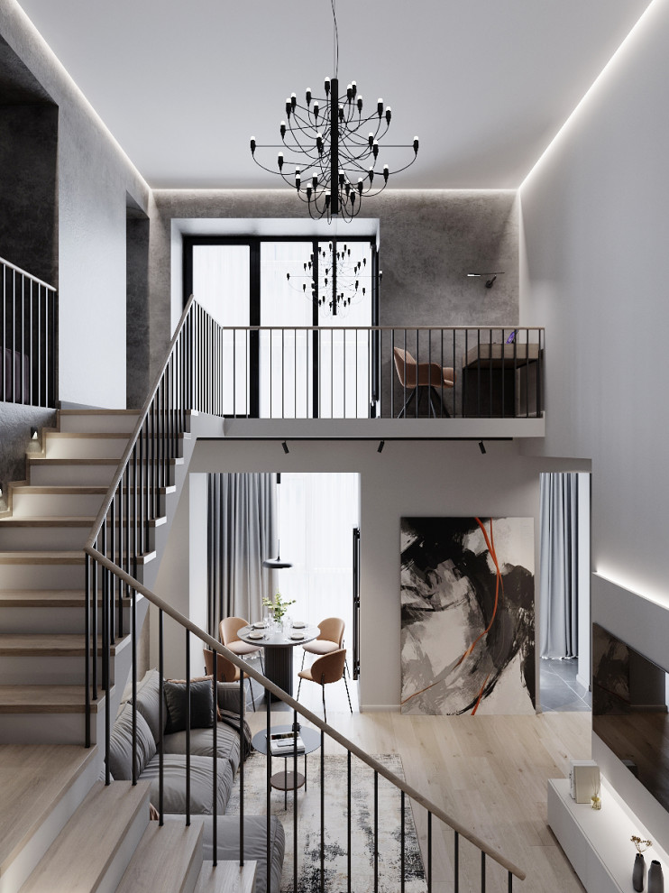 Двухуровневая квартира в ЖК Левобережный Лайф