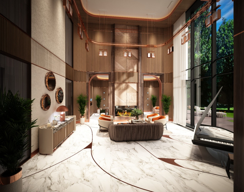 Дизайн интерьера загородного дома в поселке «Лесной простор»