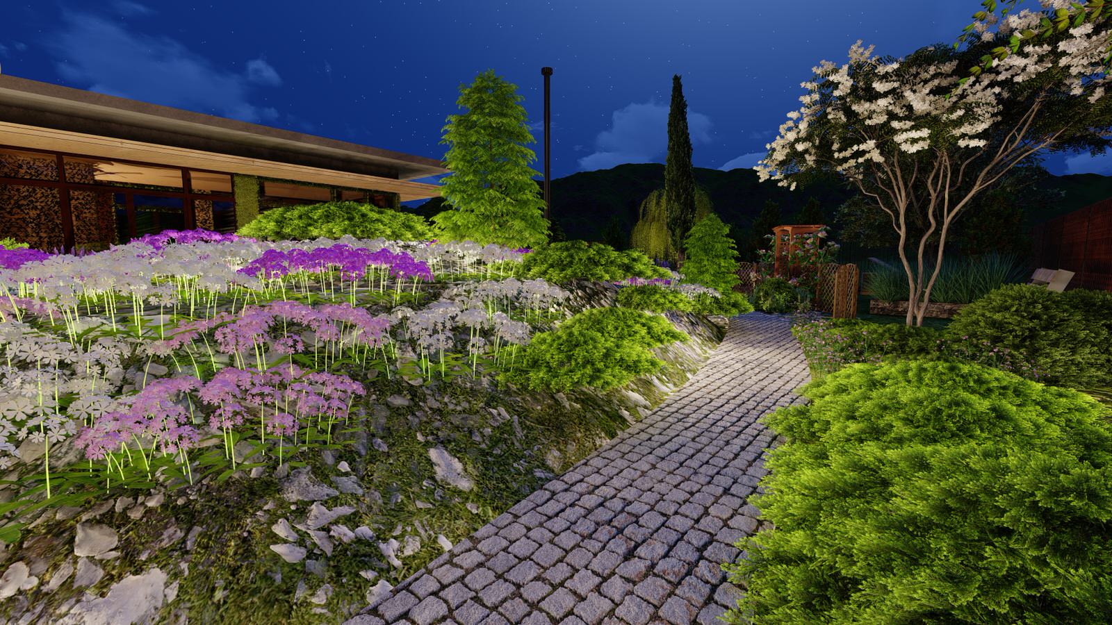 Каменистые устройства на участке 7 соток. "День/Ночь"