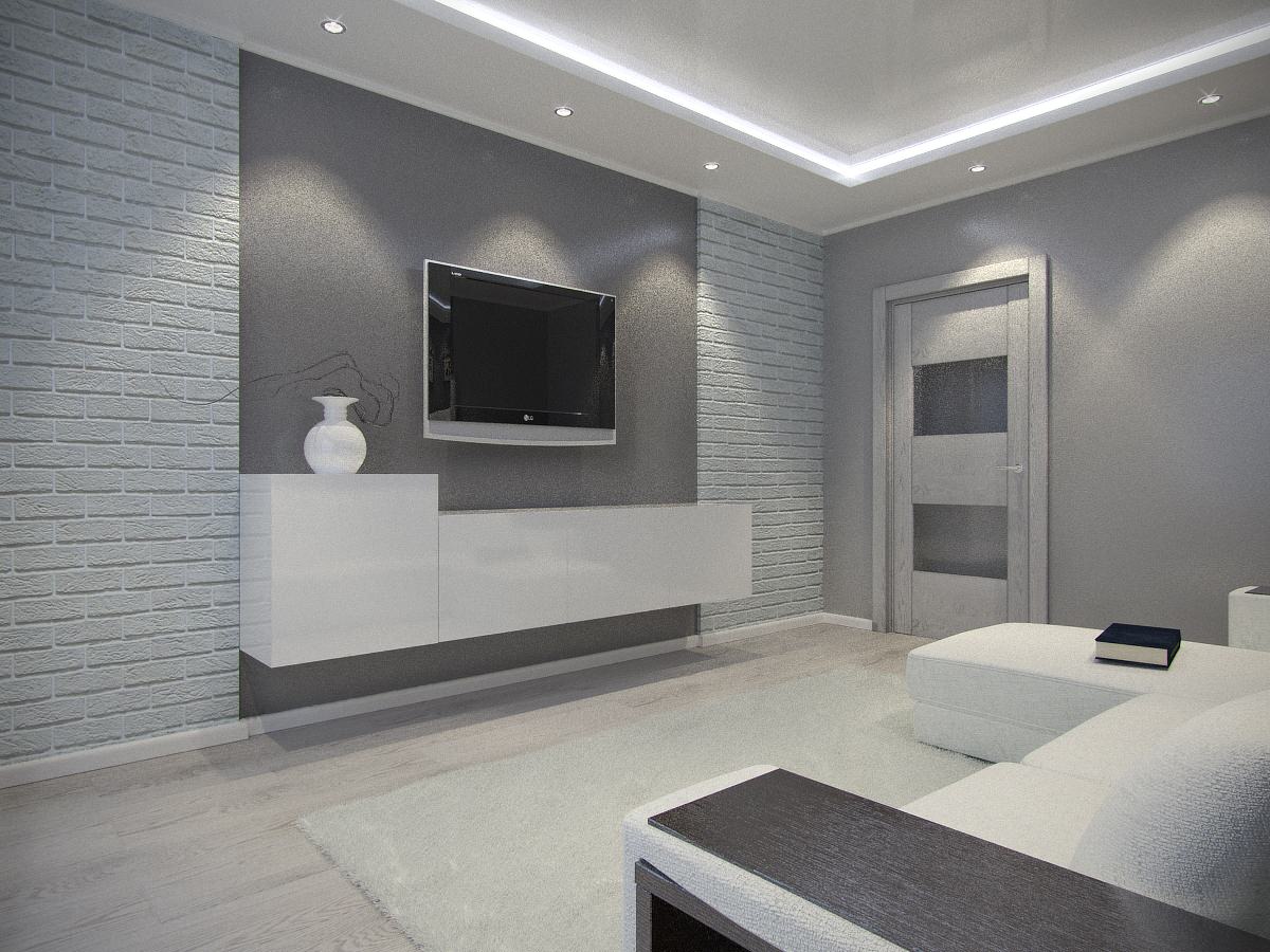 Гостиная .г.Оренбург.Минимализм.