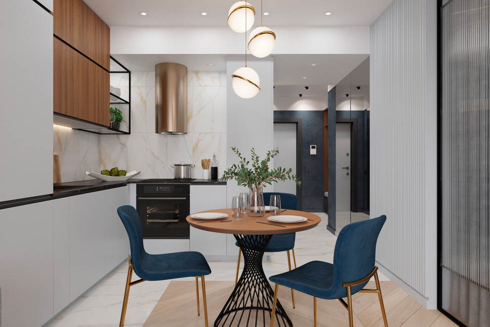 Дизайн интерьера однокомнатной квартиры площадью 40 кв. м.