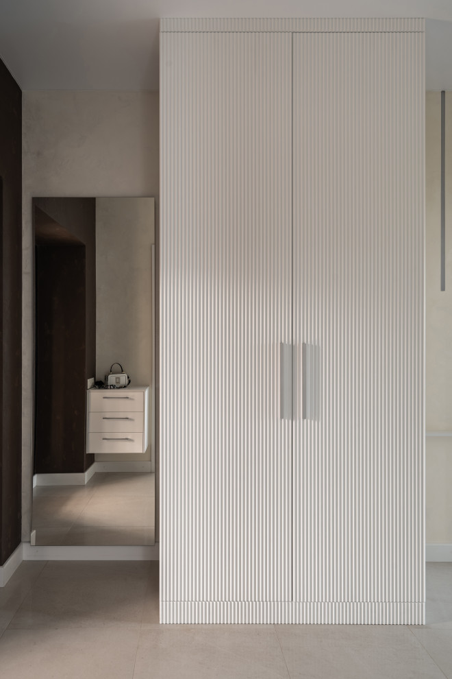 Шкаф мдф с фрезеровкой белый