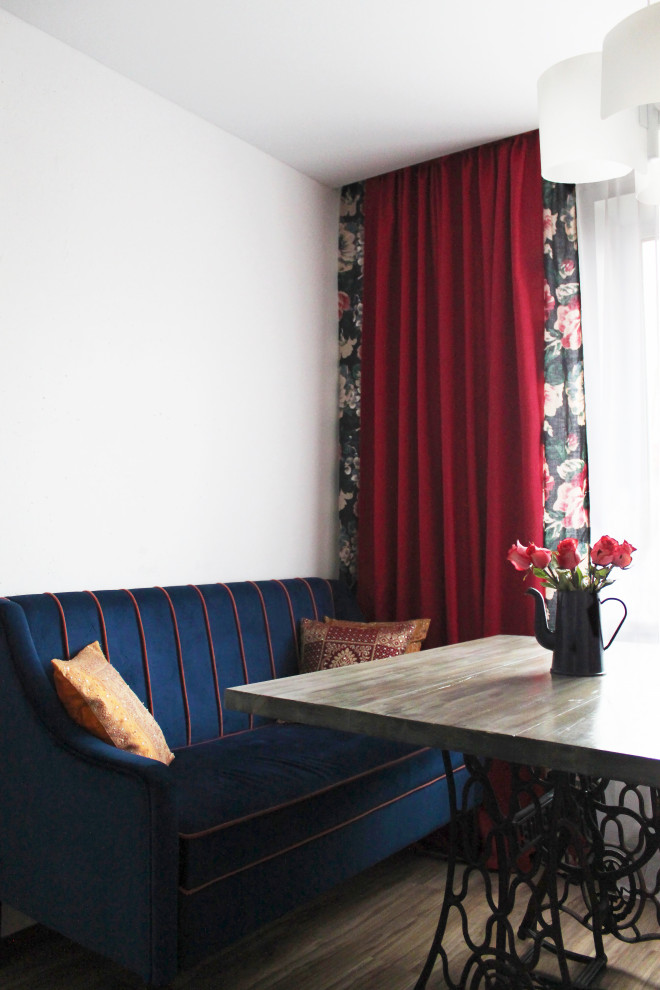 Эклектика и пэчворк. Двухкомнатная квартира 71,4кв.м