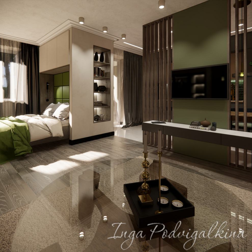 Студия в природных тонах