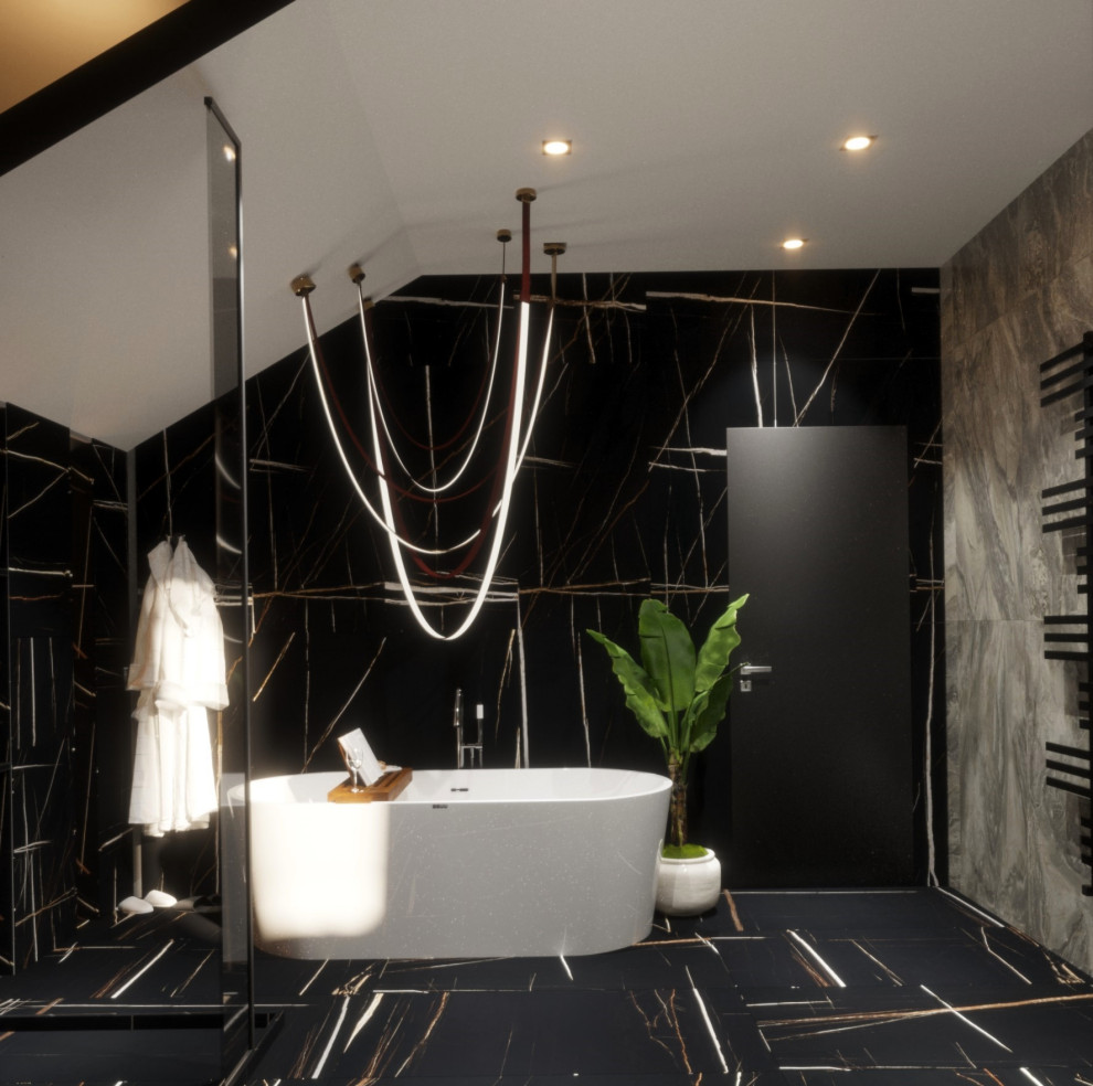 Ванная комната в коттедже