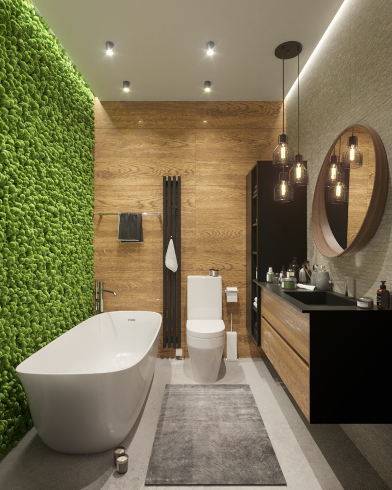 Санузел в эко-стиле