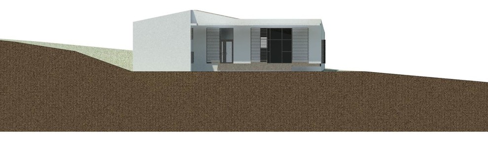 дом на рельефе