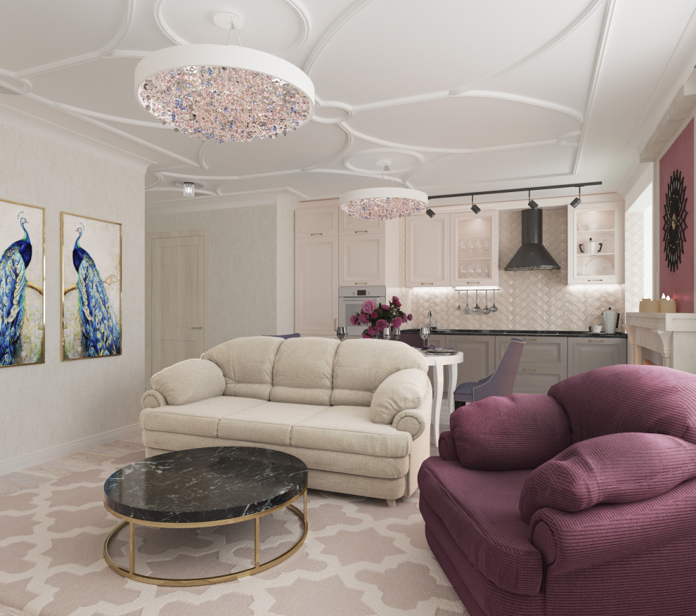 Сиреневые облака