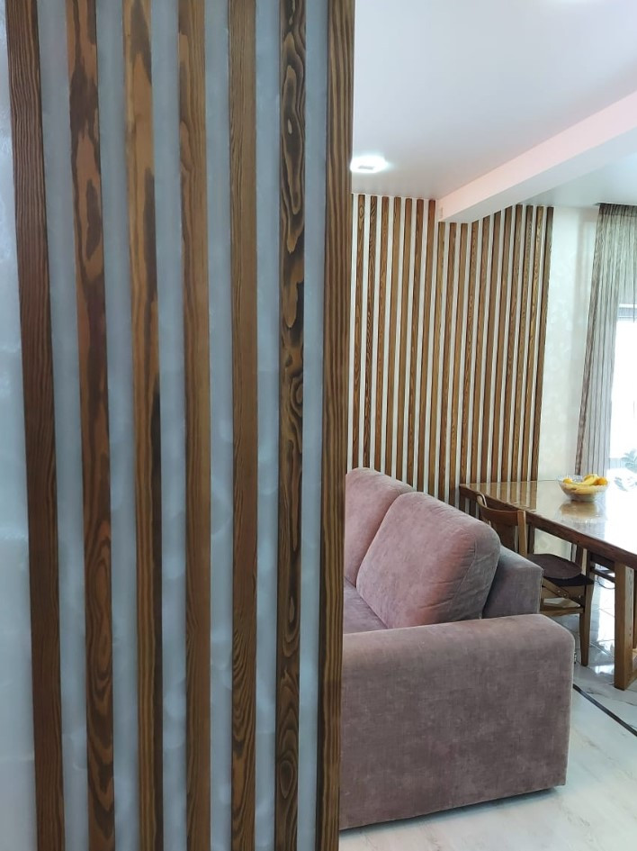 Рейки в интерьере