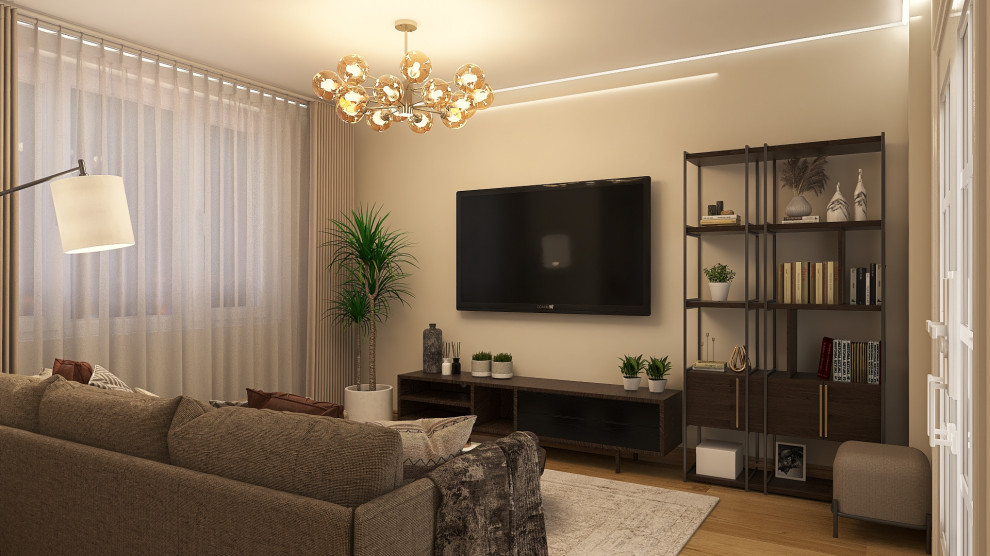 Обложка проекта: Квартира в Новой Москве площадью 87 квадратных метров