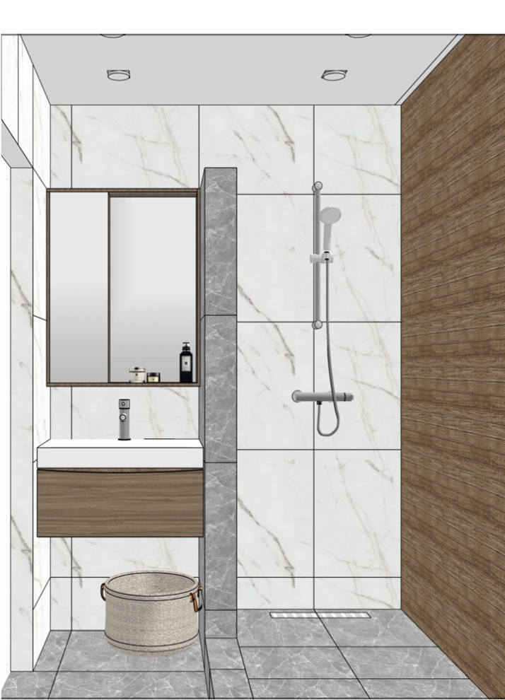 3д визуализация - санузел