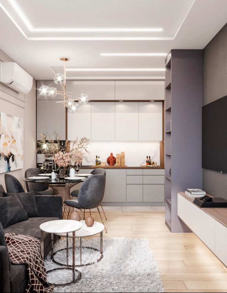 Обложка проекта: Красивая кухня в Москве