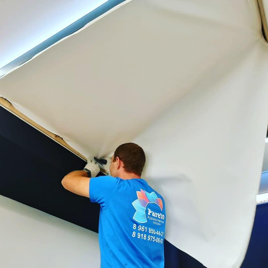 Обложка проекта: Решения для реализации натяжных потолков