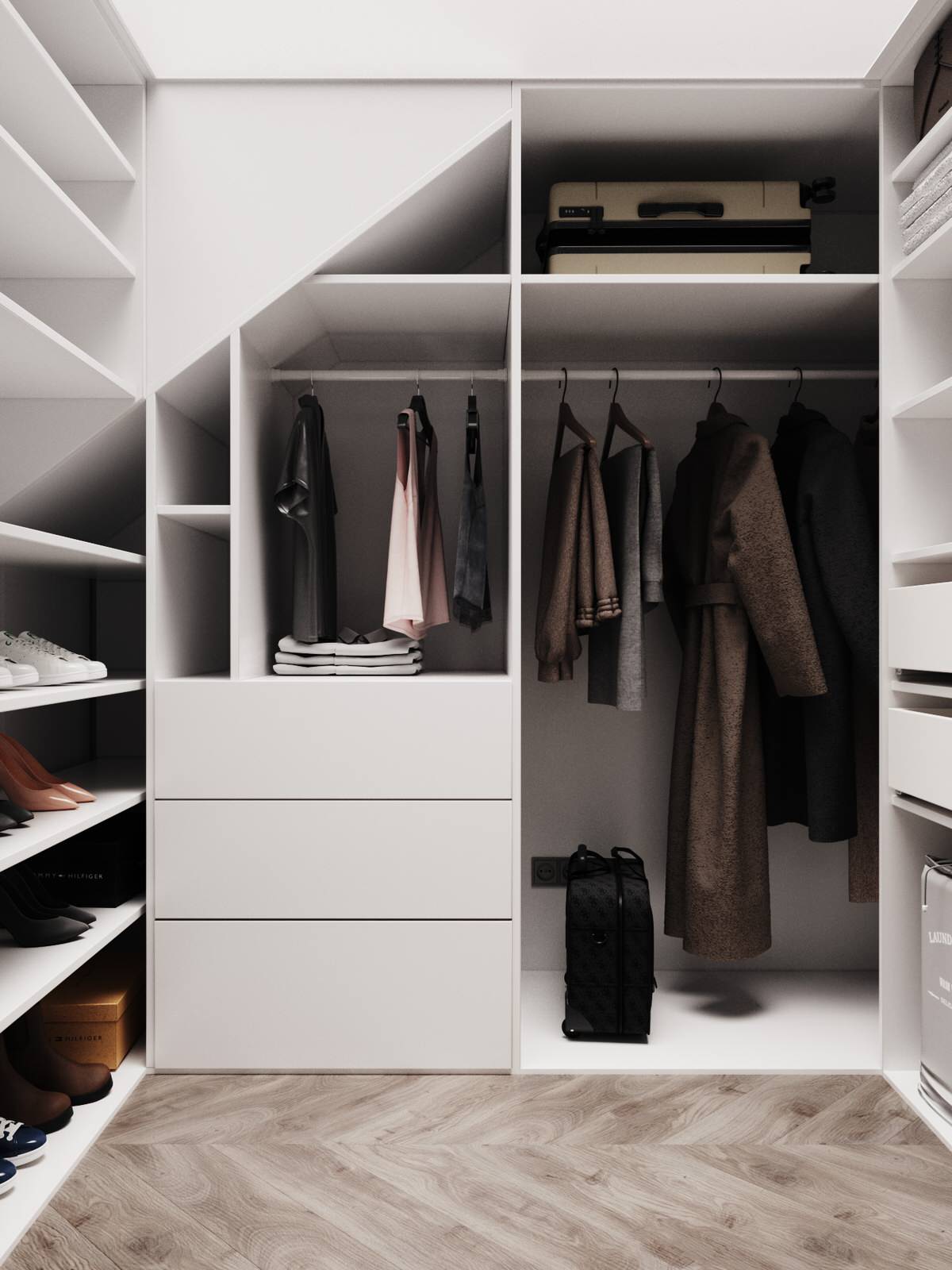 Проект двухуровневой квартиры ЖК Образцовый