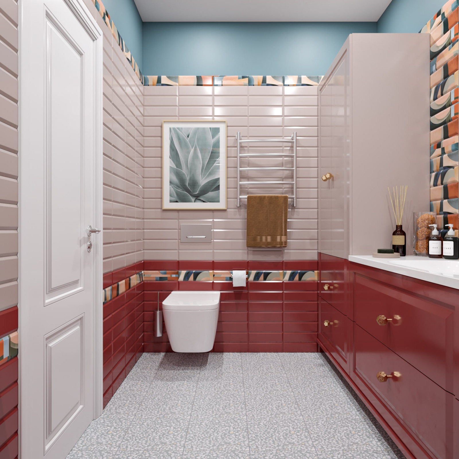 Ягодно-кобальтовый смузи