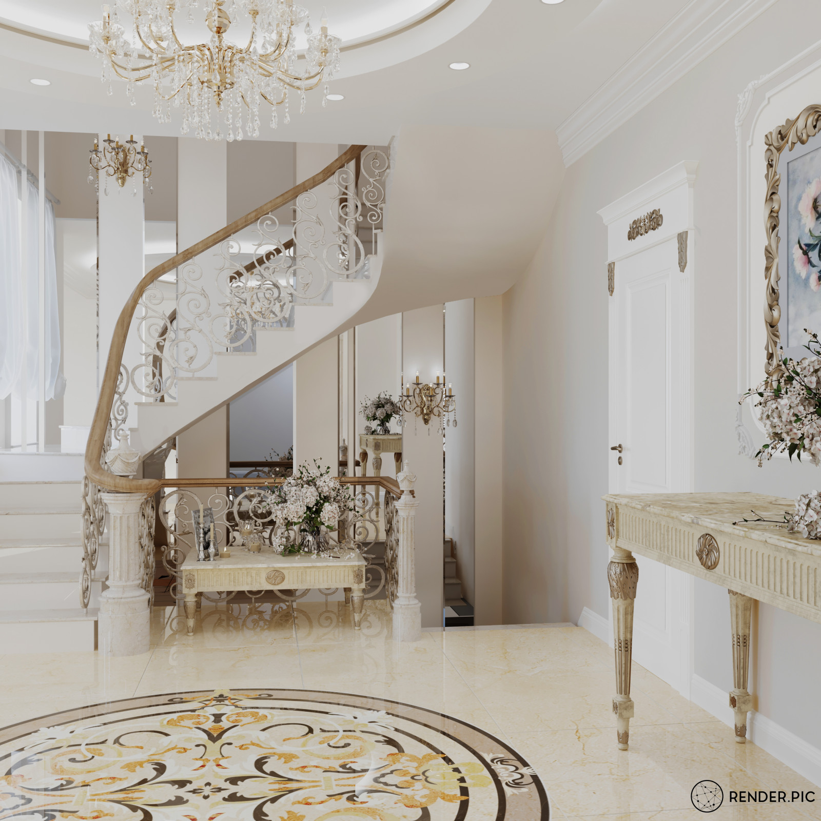 Визуализация - классический интерьер