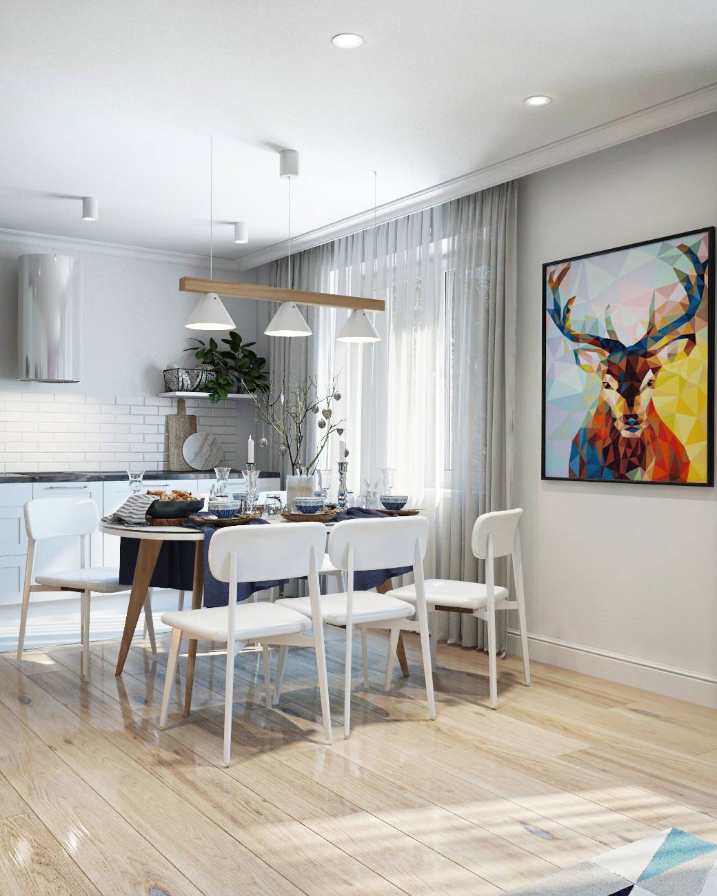 Студия для молодой девушки