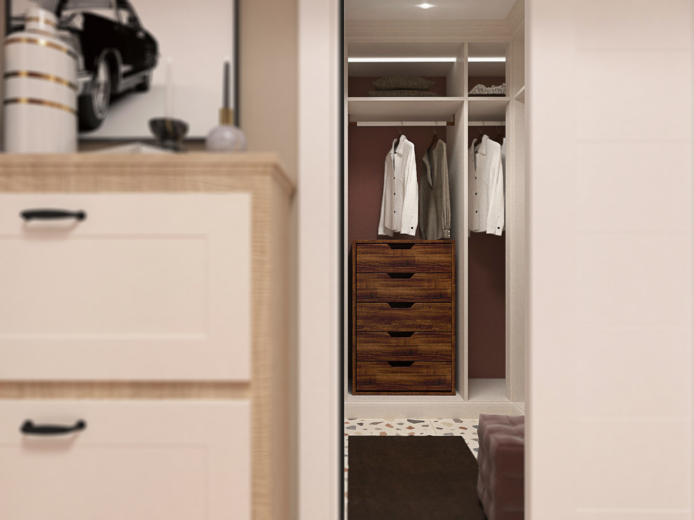 Яркая прихожая (+ гардеробная)